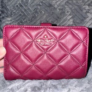 Kate Spade Wallet - Red / Wine / Maroon